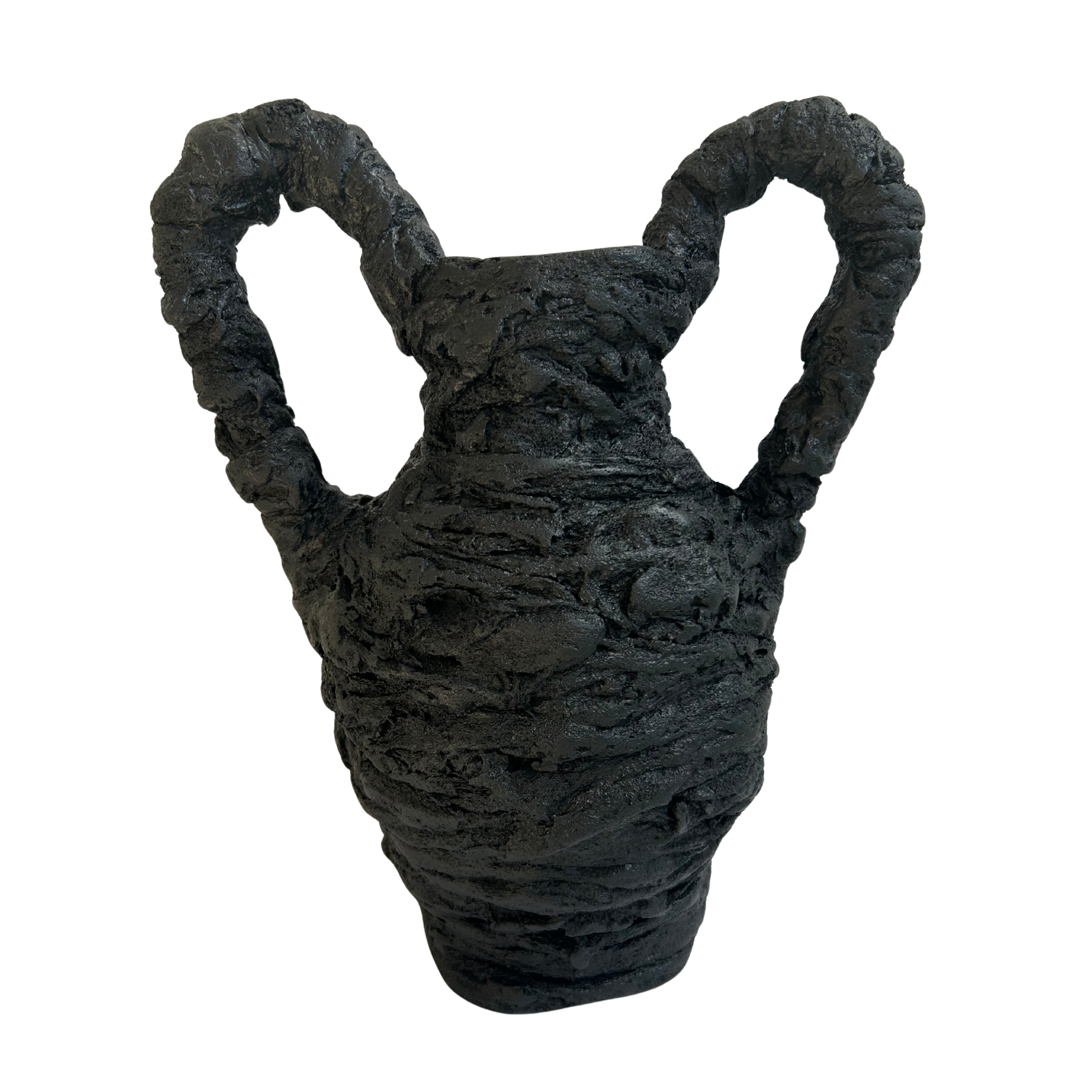 Black Woollyback Vase